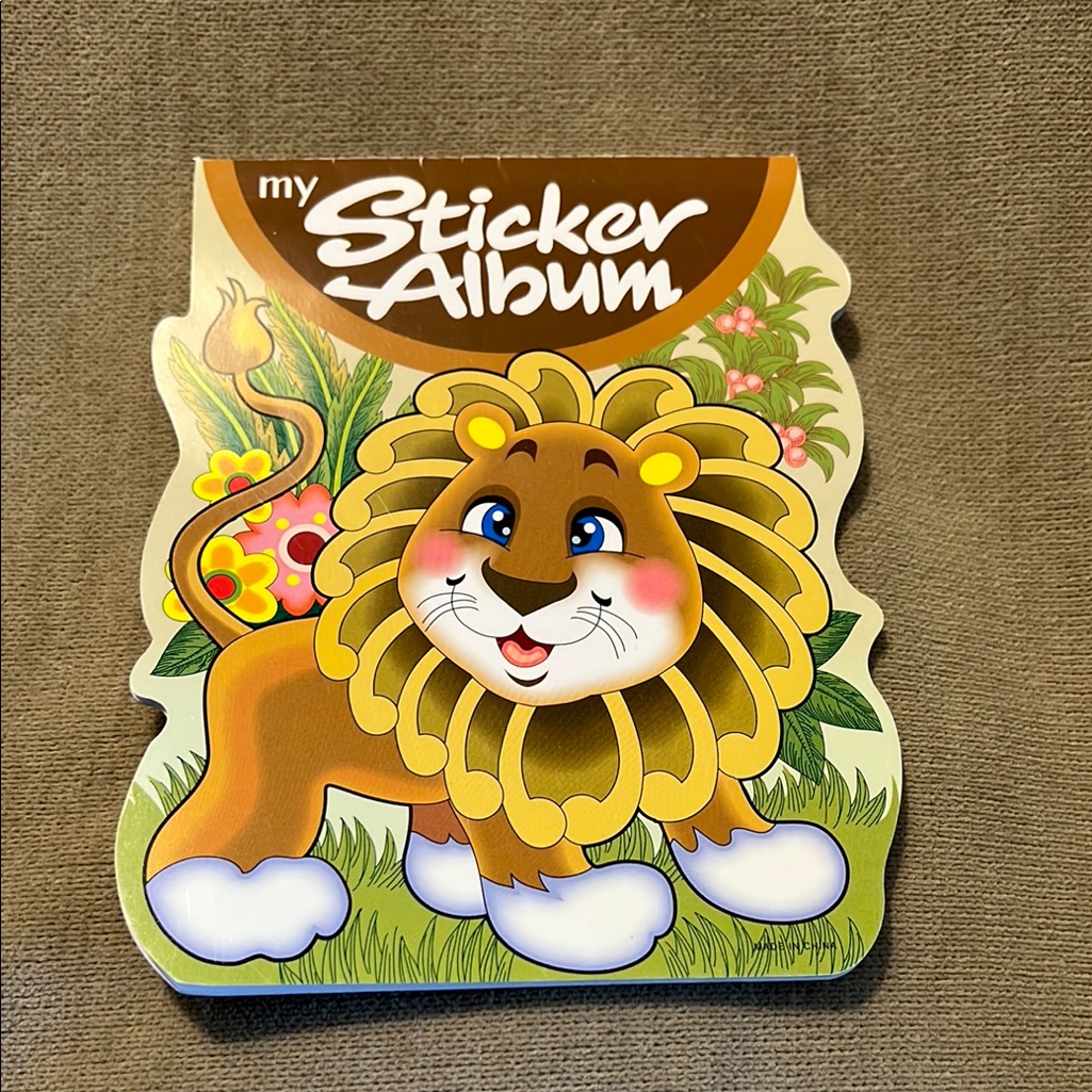 Colorful Lion Sticker Album